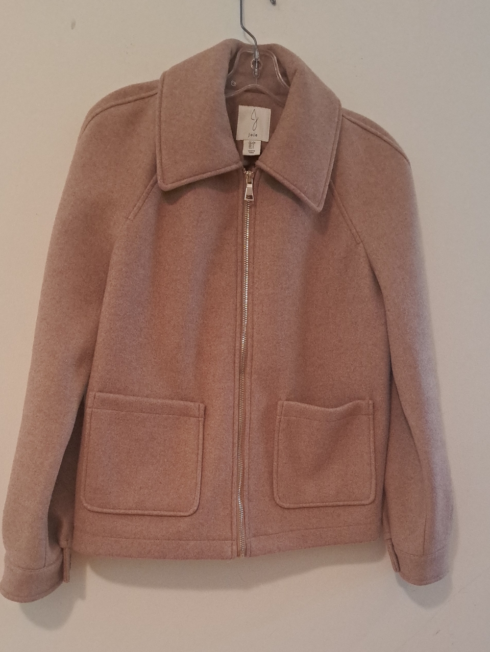 Joie Camel Zip Pea Coat
